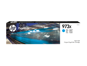 Blekk HP F6T81AE 973X XL PW blå til HP PageWide printer (MFP 477) 